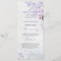 Élégante fleurs mauves mauves bleues et pourpres d