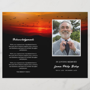 Programme funéraire commémoratif des oiseaux à Sun