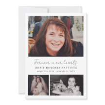 Programme funéraire de Sympathy Memorial Multi-Pho