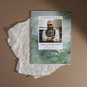 Programme funéraire des monts Misty Watercolor