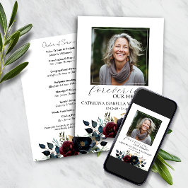 Programme funéraire floral de la marine de Bourgog