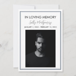 Programme funéraire frontalier simple