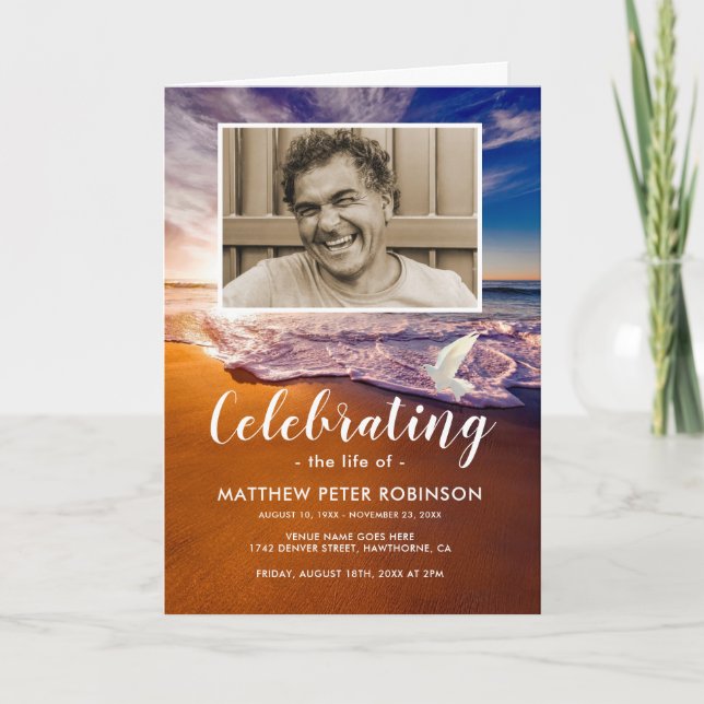 Programme funéraire | Ordre de service maritime (Devant)