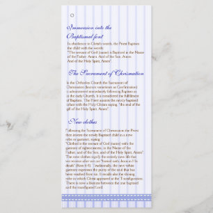 Programme grec de baptême d'église orthodoxe de la