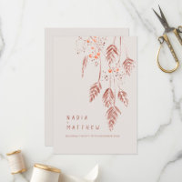 Gris baies aquarelle brun orange mariage