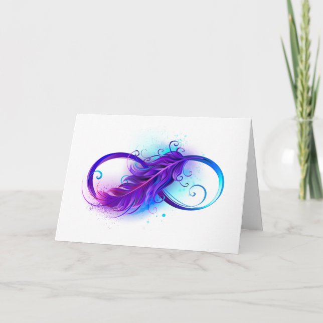 Programme Infinity with purple feather (Devant)