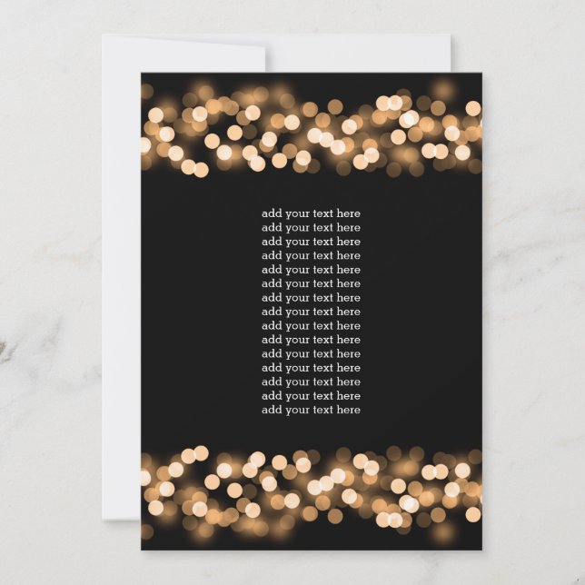 Programme Insert Gold Hollywood Glam (Devant)