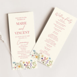 Programme Jardin fleur sauvage Floral Fleurs sauvages Mariag