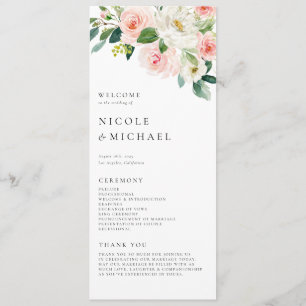 Programme Jardin Fleurs Jolie Aquarelle Mariage Printemps