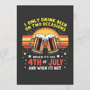 Programme Je ne bois que dans deux occasions amusantes 4 jui