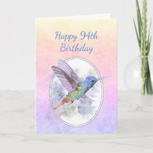 Programme Joyeux anniversaire 94e Oiseau de colibri