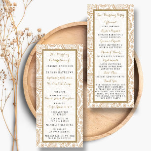 Programme La collection Mariage moderne de Paisley - Brown