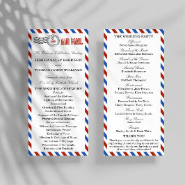 Programme La collection moderne de Mariages Airmail