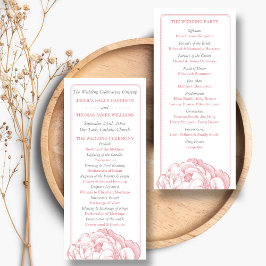 Programme La jolie collection de Mariages floraux Peony