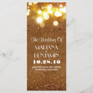 Programme le miroitement de parties scintillantes d'or