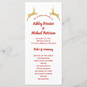 Programme l'épousant de Noël   du renne   d'or