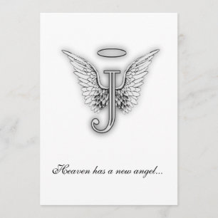 Programme Lettre commémorative J d'hommage de monogramme