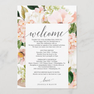Programme LETTRE Itinéraire D'ACCUEIL Mariage D'Hydrangée Br