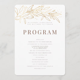 Programme Liage Or Moderne + Mariage minimaliste