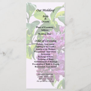 Programme Lilas en fleurs