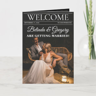 Programme Magazine Editorial Photos Mariage Ordre de service