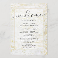 Marbres modernes en blanc avec cérémonie Mariage o