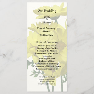 Programme Marguerites jaunes