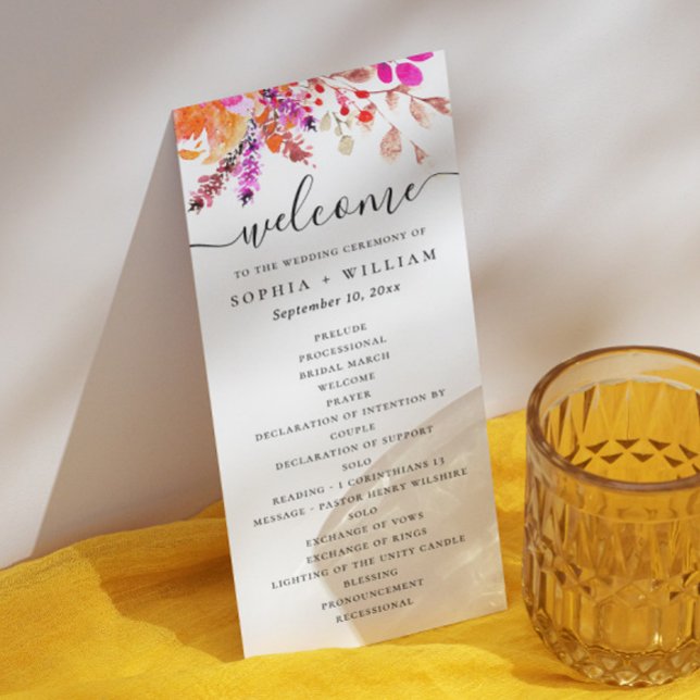 Programme Mariage à fleurs de chute rose orange (Créateur téléchargé)