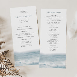 Programme Mariage d'aquarelle côtière à marée basse