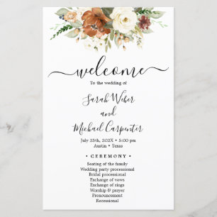 Programme mariage de automne