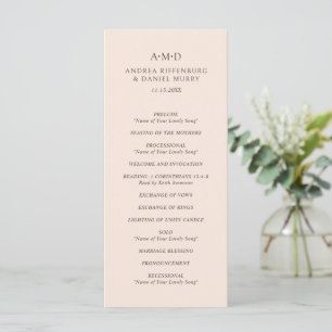 Programme Mariage élégant d'Andrea Tan