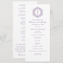 Mariage Élégant Violet Héritage