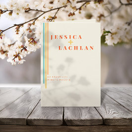 Programme Mariage minimaliste moderne neutre