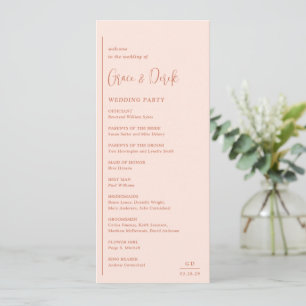 Programme Mariage Moderne Grace Peach