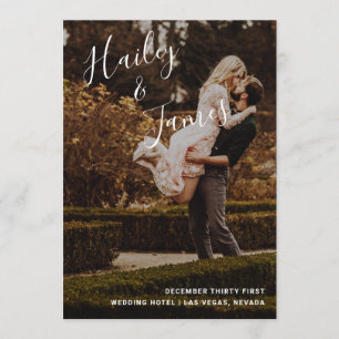 Programme Mariage Photo Moderne Élégant
