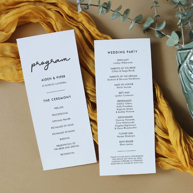 Programme Mariage simple (Créateur téléchargé)