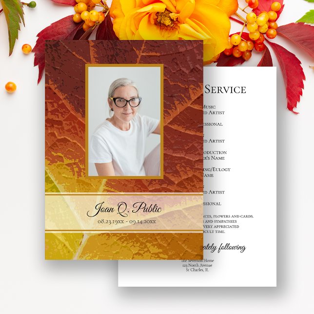 Programme Mémorial des funérailles d'automne (Créateur téléchargé)