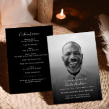 Mémorial photo de l'Ordre du service noir et blanc