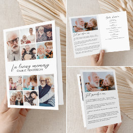 Programme Moderne 12-Photos En Souvenir Affectueux Pliée Fun