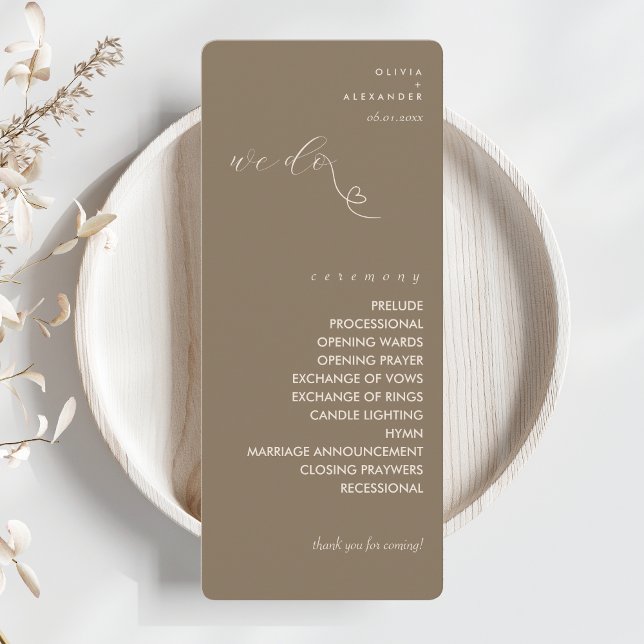Programme moderne de mariage des blocs de couleur  (Créateur téléchargé)