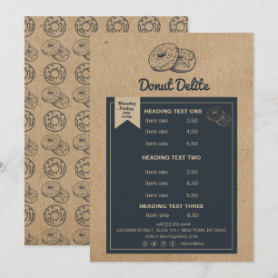 Programme motif de la boulangerie en papier artisanal