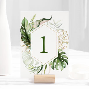 Programme Nombres de tableaux floraux de verdure tropicale