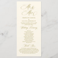 Nouveau M. et Mme, Gold Vintage, Ceremony Pro Mari