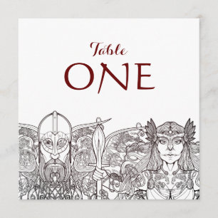 Programme Numéros de tableau individuel Woden & Fríge