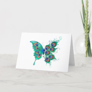 Programme Papillon aux plumes de paon vert