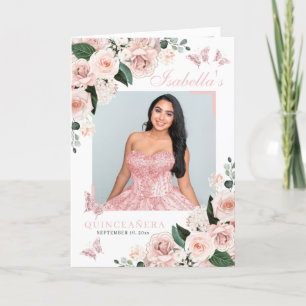Programme Papillons de Quinceanera Tiara rose pâle
