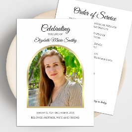 Programme Photo de White Funeral ou Celebration of Life