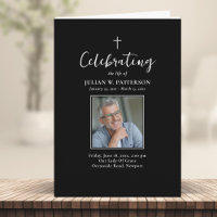 Photos simples Classic Funeral Order of Service