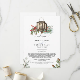 Programme Pins d'hiver Itinéraire Mariage de lanterne