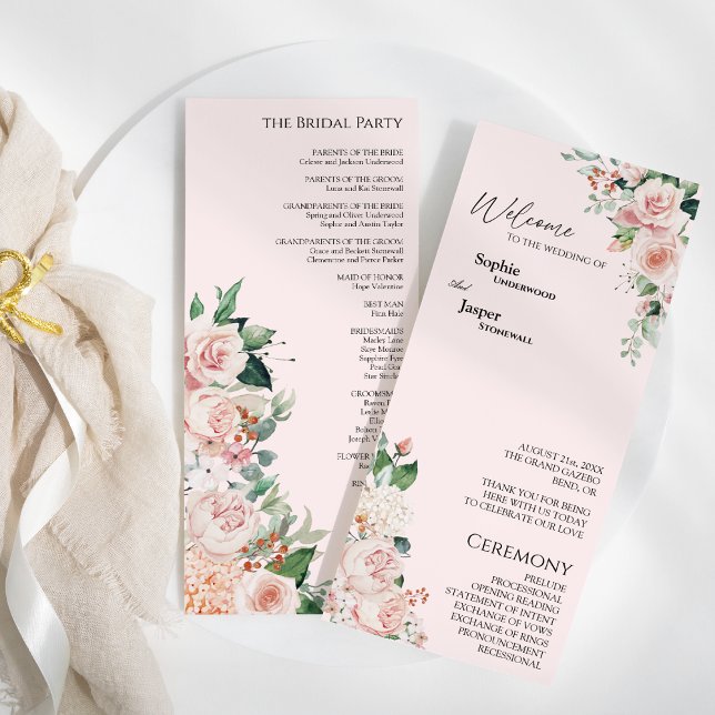 Programme Plat Mariage flou rose (Créateur téléchargé)
